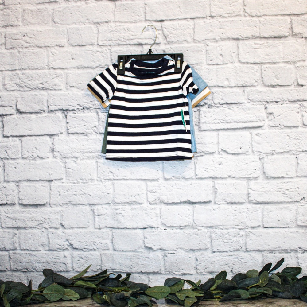 NEW! Four pack 6 month old shirts